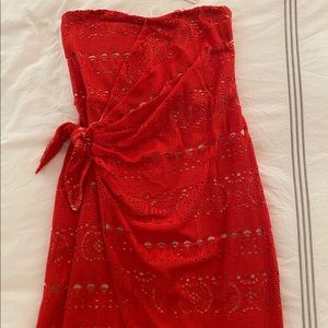 Free People Knit Strapless Dress